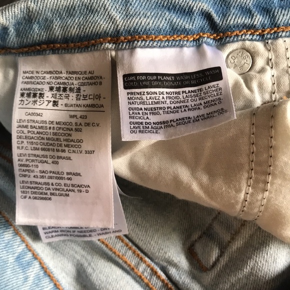 Levis Wedgie straight Jeans size 24 - Picture 5 of 10